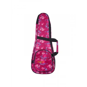 Hibiskus Pembe Renkli Soprano Ukulele Taşıma Çantası