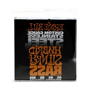 Hibrit Slinky paslanmaz çelik elektrik bas telleri, 45-105 ölçü