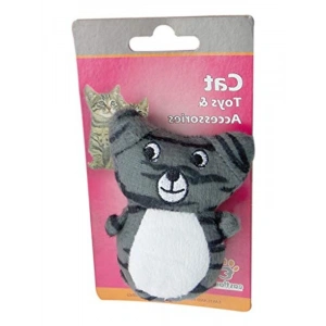 Hışırtılı Catnipli Kedi Oyuncağı, Peluş Kaplan, Eğlenceli