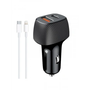 Hızlı Araç Şarj Cihazı 38W USB ve PD Girişli
