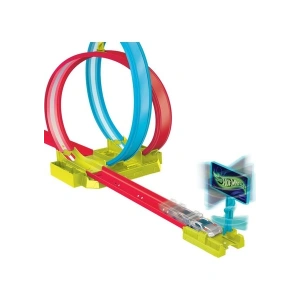 Hot Wheels Neon Yarışlar Çifte Çemberde Yarış Seti HPC05