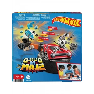 Hot Wheels Temalı Build N Slam Kutu Oyunu