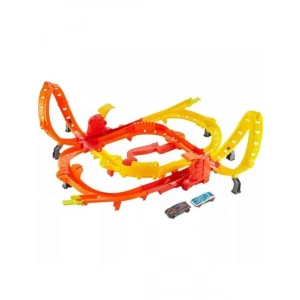 Hot Wheels Turbo Oyun Parkuru, 1:64 Ölçekli Araç ve Pist