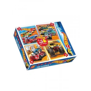 Hotwheels 4lü Puzzle Seti, Eğlenceli Aktivite Fırsatı