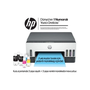 HP Smart Tank 720 All-in-One Yazıcı, Baskı, Tarama, Kopyalama, Kablosuz, 6UU46A
