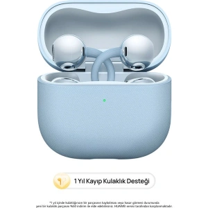 HUAWEI Freeclip 2, açık kulak tasarımlı bluetooth kulaklık, Hafif Tasarımla Gün Boyu Rahat Kullanım, 38 Saate Varan Pil Ömrü, (HUAWEI Türkiye Garantili), Mavi