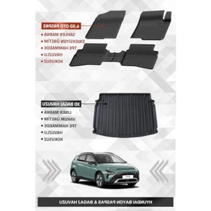 Hyundai Bayon 2021+ Uyumlu Premium 4.5D Havuzlu Paspas