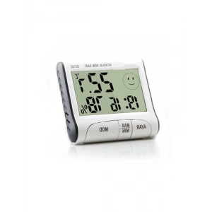 İç Mekan Termometre ve Nem Ölçer Saat