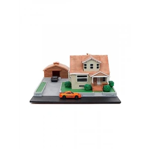 İki Adet Döküm Araba ile Hızlı ve Öfkeli Diorama Seti