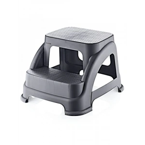 İki Basamaklı Kaymaz Tabure - 120 Kg Taşıma Kapasiteli