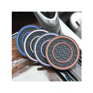 İkili Set Araba İçi İçecek Tutucu Mat, Kaymaz Taban