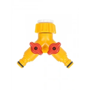 İkili Vanalı Musluk Bağlantısı - Çift Çıkışlı Dağıtıcı Adaptör