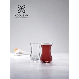 İnce Belli 6lı Çay Bardağı Seti