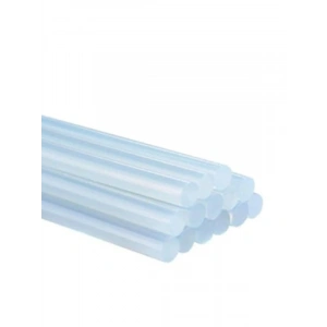 İnce Şeffaf Silikon Çubuk - 7.5 mm x 150 mm (15 Adet)