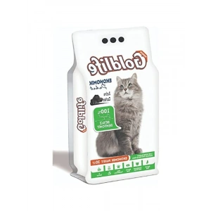 İnce taneli ekonomik aktif karbon kedi kumu, 20 litre