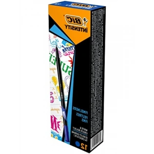 İnce Uçlu Mavi Keçeli Kalem Seti, 0.4 mm Kalınlıkta 12li Kutu ile