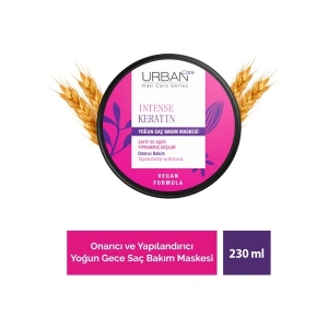 Intense Keratin Aşırı Yıpranmış Saçlara Özel Yoğun Saç Bakım Maskesi 230 Ml-Vegan