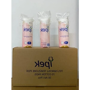 ipek makyaj temizleme pamuğu 70 adet x 30 paket
