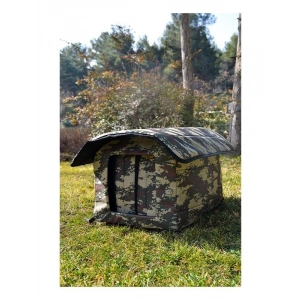 Isı ve Yağmur Korumalı Kamuflaj Desen Kedi Evi
