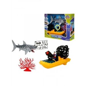 Işıklı 12 Parça Shark Explorer Oyun Seti, Eğlenceli Macera