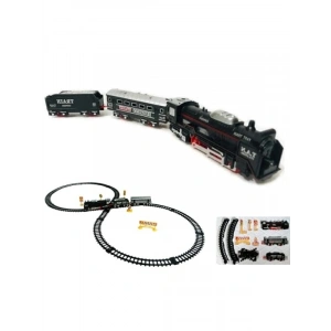 Işıklı 23 Parça Klasik Tren Seti - 96 cm, 3 Farklı Ray Modeli