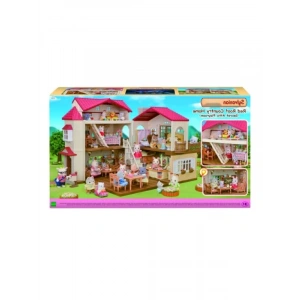 Işıklı Oyun Odalı Şehir Evi Oyuncak Seti