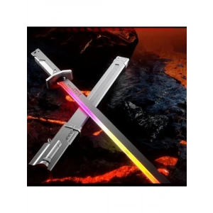 Işıklı RGB Oyuncak Kılıç, Renk Değiştiren ve Sesli Şarjlı Eğlence
