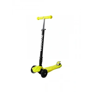 Işıklı Tekerlekli Scooter, Sarı Renkli Eğlenceli Tasarım