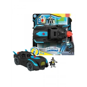 Işıklı ve Sesli Eğlenceli Araç Seti - Batman Figürü ile Batmobil