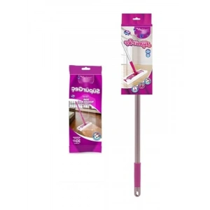 Islak ve Kuru Temizlik için Yedek Bezli Süpürge