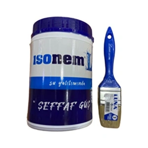 İsonem Isonem L Şeffaf Güç Su Yalıtım Boyası 1 kg + Luna Kestirme Fırça No 2