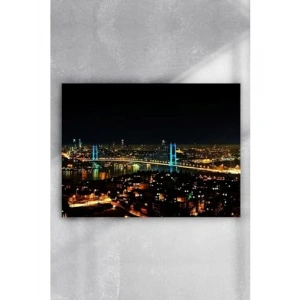 İstanbul Boğazı Manzaralı Sanat Poster