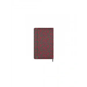 İtalyan İpekli Sert Kapak Not Defteri, 21x13 cm, Bordo