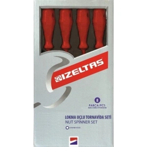 Izeltaş- 4770008108- 8li Lokma Uçlu Tornavida Seti