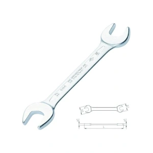 İzeltaş İki Ağız Çatal Anahtar Kısa Boy 10x11 mm