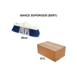 Izmir Fırça Arge Toptan Bahçe Süpürgesi 30 Cm (Sert) - 12 Adet