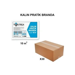 Izmir Fırça Arge Toptan Kalın Pratik Branda 10 M2 -30 Adet 010338