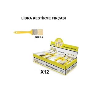 Izmir Fırça Arge Toptan Libra Kestirme Fırçası No 1.5 - 12 Adet 003231