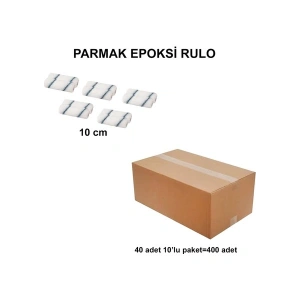 Izmir Fırça Arge Toptan Parmak Epoksi Rulo Yedek 10 cm (10LU)-400 Adet 013094