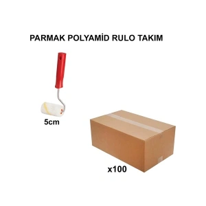 Izmir Fırça Arge Toptan Parmak Polyamid Rulo Takım 5 Cm- 100 Adet 010727