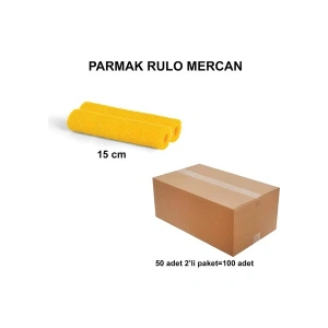 Izmir Fırça Arge Toptan Parmak Rulo Mercan 15 cm (2LI)-100 Adet 010888
