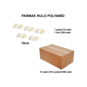 Izmir Fırça Arge Toptan Parmak Rulo Polyamid Yedek 10CM(24LÜ)- 288 Adet 012516