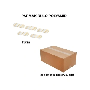 Izmir Fırça Arge Toptan Parmak Rulo Polyamid Yedek 15CM(10LU)- 250 Adet 010703
