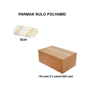Izmir Fırça Arge Toptan Parmak Rulo Polyamid Yedek 5cm(2li)- 200 Adet 012417