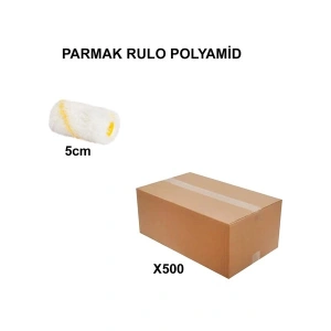 Izmir Fırça Arge Toptan Parmak Rulo Polyamid Yedek 5cm(Tekli)- 500 Adet 012615