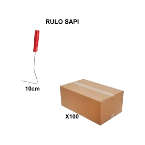Izmir Fırça Arge Toptan Rulo Sapı 10 Cm- 100 Adet 013308