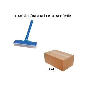 İzmir Fırça Ege ArgeToptan Camsil Süngerli Extra Büyük - 24 Adet 005075