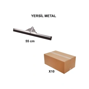 İzmir Fırça Ege ArgeToptan Yersil Metal 55 cm - 10 Adet 005594