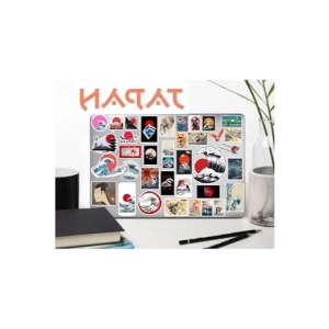 Japon Sanatı Temalı Sticker Seti - Çok Amaçlı Kullanım