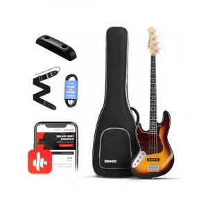 JB tarzı bas gitar, şık sunburst rengiyle müzik tutkunları için tasarlandı